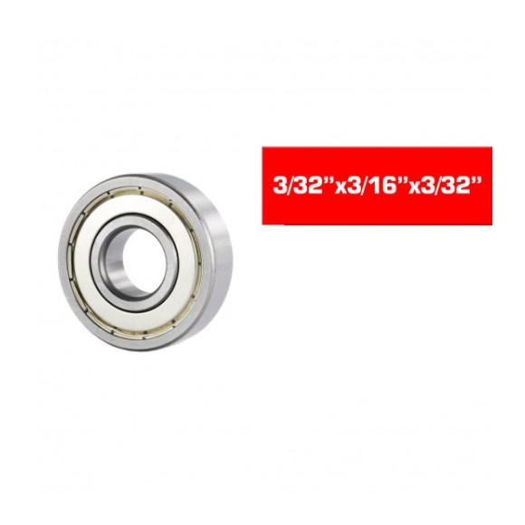 3/32X3/16X3/32 Hs Metal Shielded Bearing Set (10) - ULTIMATE - UR7855