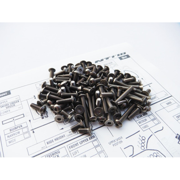  Nt1'18 Titanium Hex Socket Screw Set - HIRO SEIKO - 48305