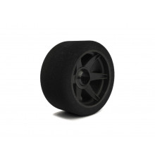 Pair of front tyres 1/8 69mm Shore 42 on carbon rims. - HOT RACE