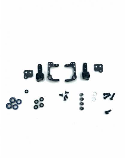 ALU STEERING BLOCKS & C-HUBS - SET - XRAY - 320903