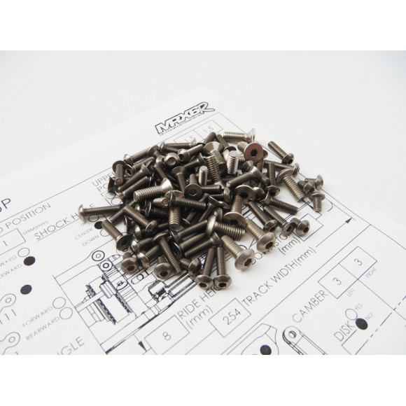  Mrx-6R Titanium Hex Socket Screw Set - HIRO SEIKO - 48391
