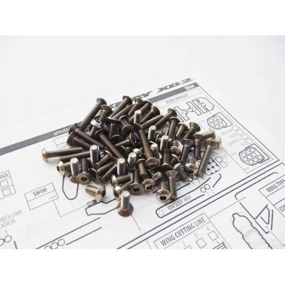  Xb2C'19 Titanium Hex Socket Screw Set - HIRO SEIKO - 48402