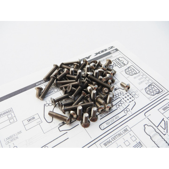  Xb2D'19 Titanium Hex Socket Screw Set - HIRO SEIKO - 48403