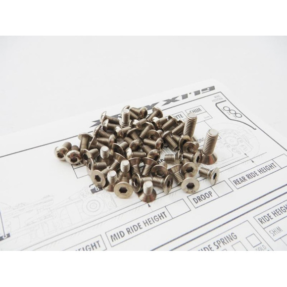  X1'19 Titanium Hex Socket Screw Set - HIRO SEIKO - 48411