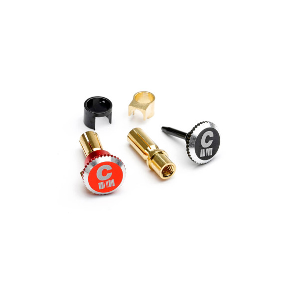 LOCKDOWN HEATSINK BULLET PLUG GRIPS WITH 5MM BULLETS - CENTRO - C0344