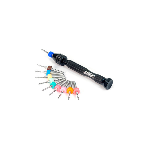 PRECISION SHOCK PISTON DRILL BIT SET - 1.1-2.0MM - CENTRO - C0516