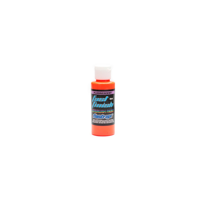 AIRBRUSH PAINT FLO ORANGE - 60ML - FASTRAX - FAST2600-37
