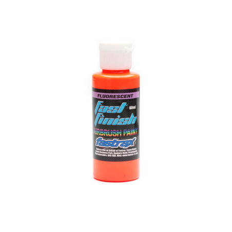 AIRBRUSH PAINT FLO ORANGE - 60ML - FASTRAX - FAST2600-37