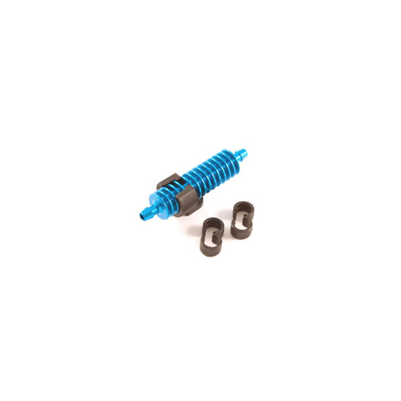 FASTRAX 1/8TH EXHAUST GAS COOLER BLUE w/MOUNTS - FASTRAX - FAST897B
