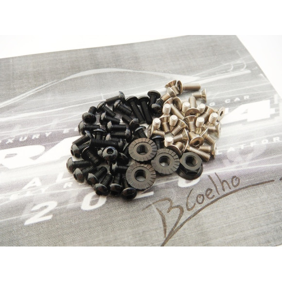  T4'20 Bruno Edition Screw Set [Black] - HIRO SEIKO - 48578