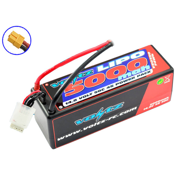 Voltz Accu 4S 5000mah 14.8V 50C XT60  - VOLTZ - VZ0350XT60
