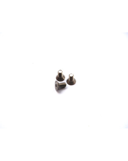  Titanium Hex Socket Flat Head Screw M4x8 - 48061 - HIRO SEIKO