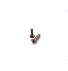  Titanium Hex Socket Flat Head Screw M4x16 - 48065 - HIRO SEIKO