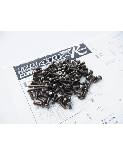  TRF419XR Titanium Hex Socket Screw Set - 48227 - HIRO SEIKO