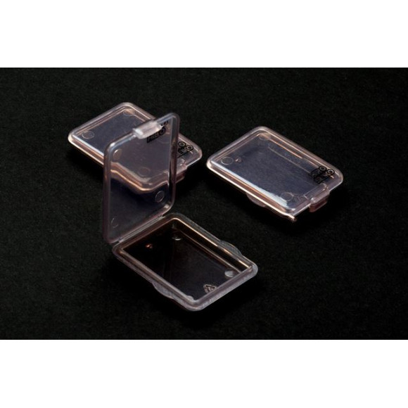 Mini Case 35X25X6mm Black (X3) - HIRO SEIKO - 48658