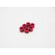  3mm Alloy Spacer Set (2.5t) [Red] - 48471 - HIRO SEIKO