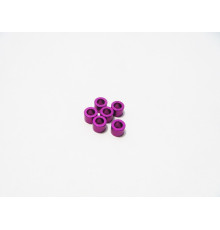  3mm Alloy Spacer Set (2.5t) [Purple] - 48475 - HIRO SEIKO
