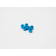 Rondelles alu 3mm 5.0mm (6) Bleu clair - HIRO SEIKO - 48494
