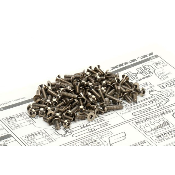 Xb2'21 Titanium Hex Socket Screw Set - HIRO SEIKO - 48659