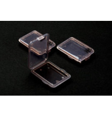 Mini case 35x25x6mm black (x3) - HIRO SEIKO - 48658