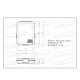 Mini case 35x25x6mm white (x3) - HIRO SEIKO - 48657