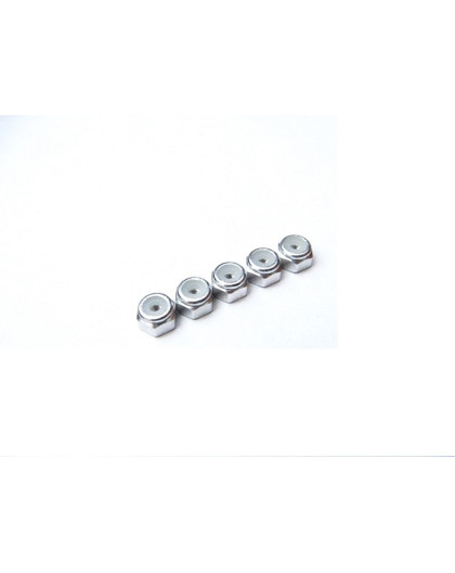  2mm Alloy Nylon Nut [Silver] - 69212 - HIRO SEIKO