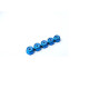 Ecrous nylstop alu 2mm Bleu clair - HIRO SEIKO - 69213