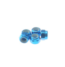  3mm Alloy Nylon Nut [TAMIYA-Blue] - 69219 - HIRO SEIKO