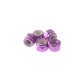 Ecrous nylstop alu 3mm Violet - HIRO SEIKO - 69221