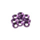  4mm Alloy Countersunk Washer [Purple] - 69257 - HIRO SEIKO