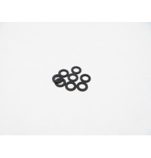 Rondelles alu 3mm (0.5t-0.75t-1.0t) Noir - HIRO SEIKO - 69452