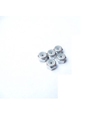  2mm Alloy Nylon Nut (S) [Silver] - 69540 - HIRO SEIKO