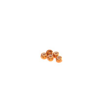  3mm Alloy Nylon Nut [Orange] - 69558 - HIRO SEIKO
