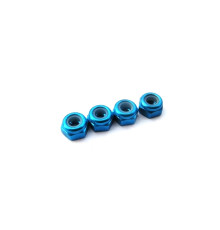  3mm Alloy Nylon Nut (S_Size) [T-Blue] - 69850 - HIRO SEIKO