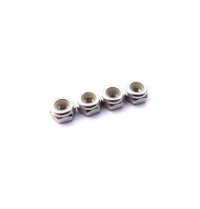  3mm Alloy Nylon Nut (S_Size) [Silver] - 69849 - HIRO SEIKO