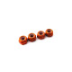  3mm Alloy Nylon Nut (S_Size) [Orange] - 69855 - HIRO SEIKO