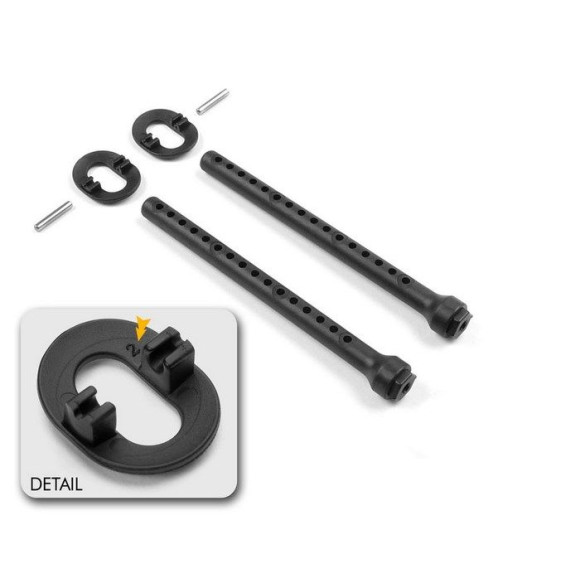 Support carrosserie avant +2mm - XRAY - 301324