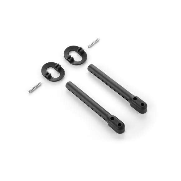 Composite Rear 6mm Adjustable Body Mount Set +1mm - XRAY - 301337