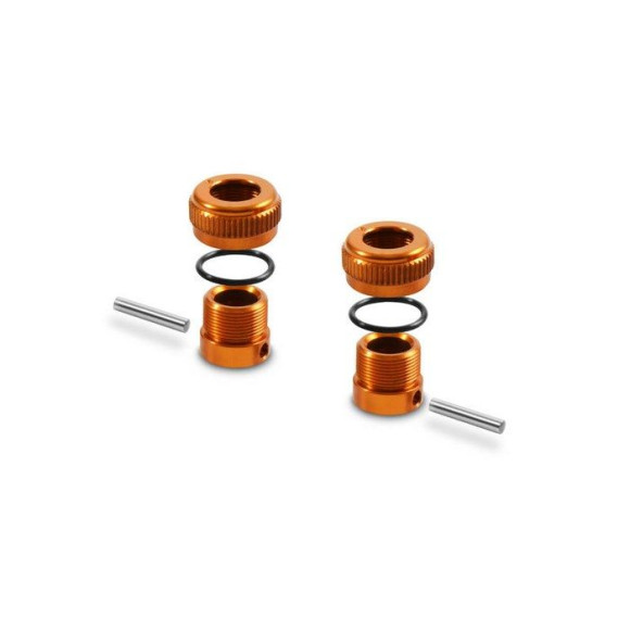 ALU ADJUSTABLE BODY POST STOP (2) - 301351-O - XRAY
