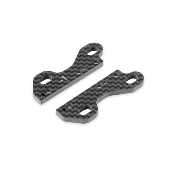 X4 Universal Carbon Upper Clamp -1mm Uni Bulk. (2) - XRAY - 301557