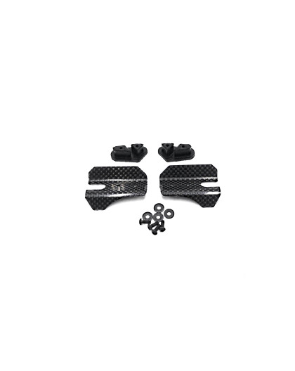 Front upper arm wings for Asso RC8B3.2 (2) - 03AR1111 - AIGOIN RACING