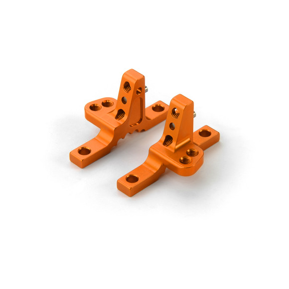 T4'19 ALU UPPER CLAMP WITH 2 ADJ. ROLL-CENTERS (L+R) - ORANGE - 30203