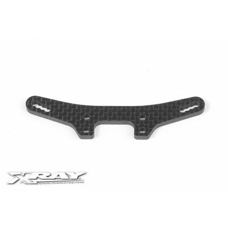 T4 SHOCK TOWER FRONT 3.0MM GRAPHITE - 302085 - XRAY