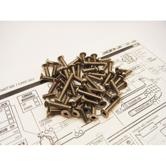  Xb2C/D'24 Titanium Hex Socket Screw Set - HIRO SEIKO - 48934