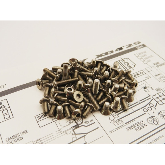 Xb4C/D'25 Titanium Hex Socket Screw Set - HIRO SEIKO - 48973