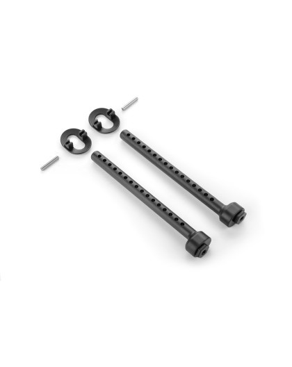 COMPOSITE FRONT ECCENTRIC 6MM BODY MOUNT SET +2MM HEIGHT - 301328 - X