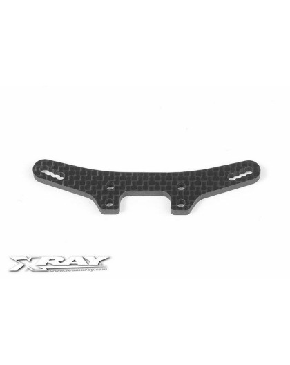 T4 SHOCK TOWER FRONT 3.0MM GRAPHITE - 302085 - XRAY