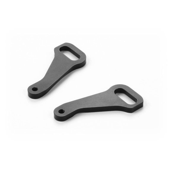 X4 Alu Rear Ars Plate - Inner Shock  (L+R) - XRAY - 302387