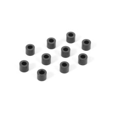 Rondelles alu noires 3x6x5.0mm (10) - XRAY - 303126-K