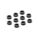 Rondelles alu noires 3x5x2.0mm (10) - XRAY - 303140-K